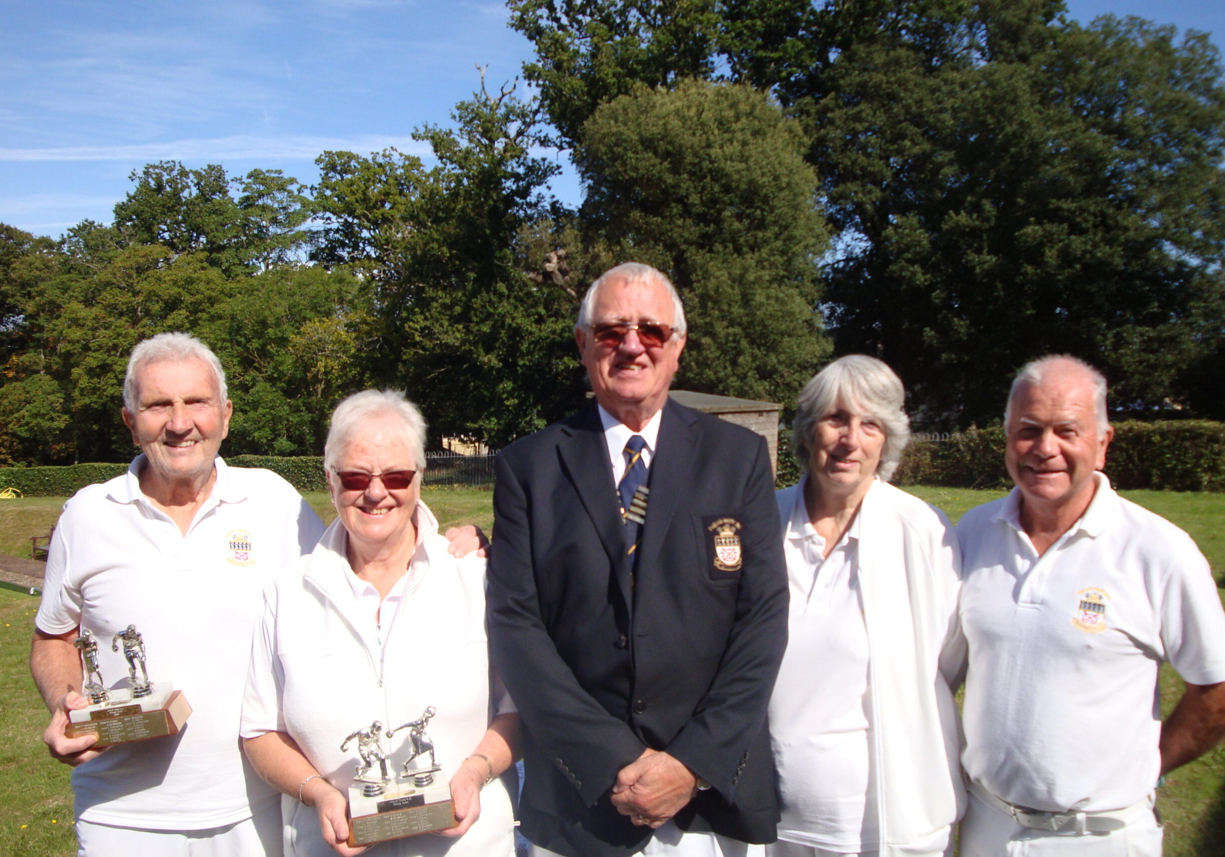 2024 Mixed Pairs - Bob Pembleton, Sue Smith (Winners), Martin, Carolyn Hallett